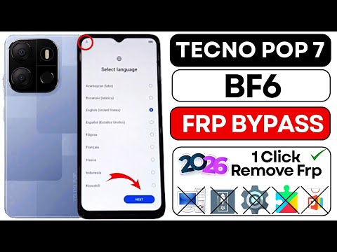 Tecno Pop 7 Frp Bypass 2026 Android 12 Without PC | Google Play Service Not Disable Apps Not Working