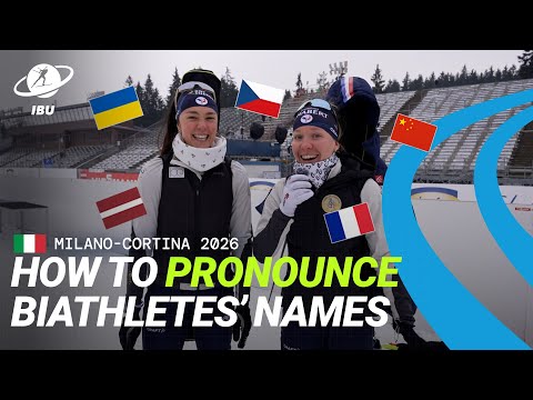 Can You Pronounce Them All? | Biathletes Pronounce Their Olympic Teammates’ Names