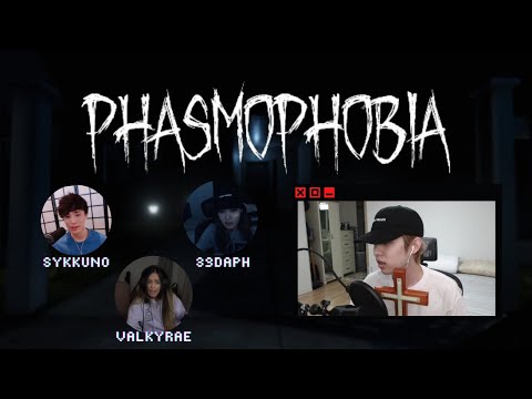 eaJ plays Phasmophobia with friends! ft Sykkuno, Valkyrae & 39Daph! Part I