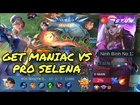LUNOX GAMEPLAY BEAT PRO SELENA AND GET MANIAC | ML - MOBILE LEGENDS - MOBILE LEGEND - MLBB - LUNOX E