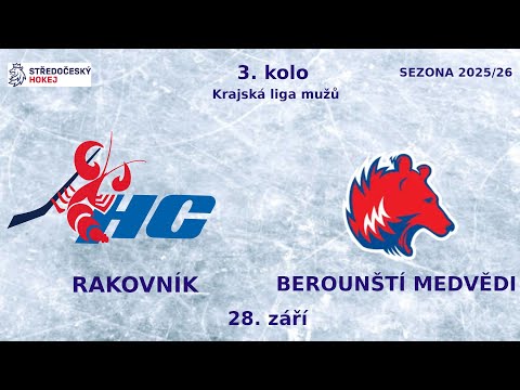HC Rakovník vs. Berounští Medvědi 6:2 3.kolo KLM 28.9.2025