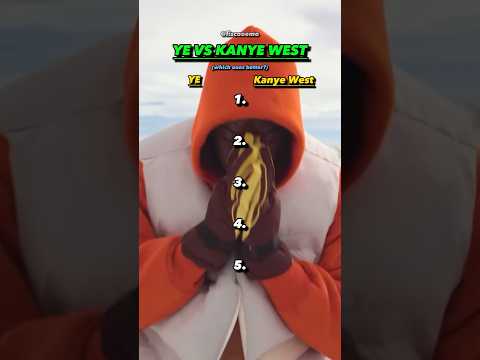Kanye West VS Ye