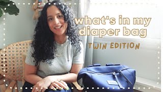 What's In My Diaper Bag | twin edition, my favorite items, how I pack my diaper bag
