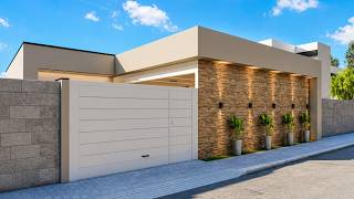 Casa com área gourmet na frente | Com 4 quartos | p732