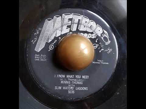 Thumbnail for Minnie Thomas with Slim Waters' Lagoons I know what you need METEOR by Carla Thomas