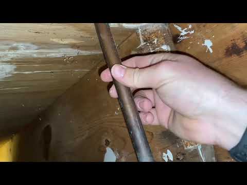 How to cap off a copper pipe with a Shark bite end cap #SharkBite #PushtoConnect #DIY