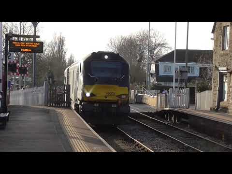 68004/68002 6c52 Heysham - Sellafield flask, 22nd February 2019