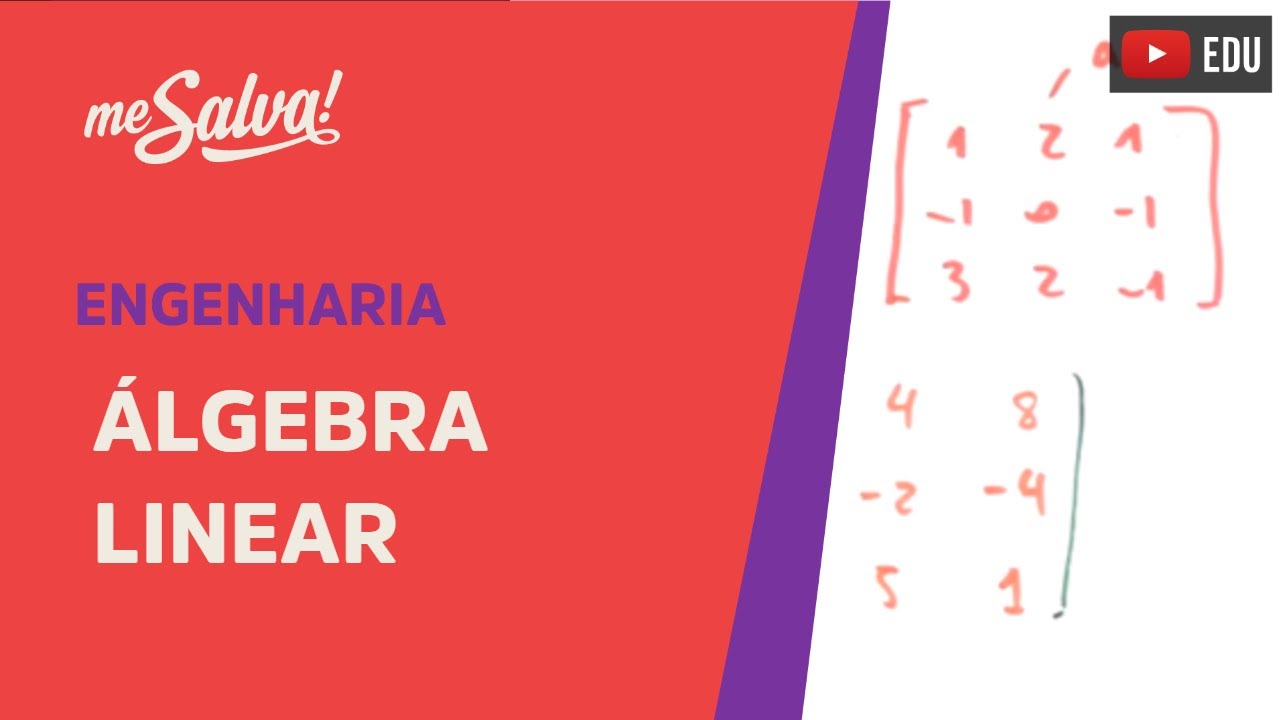 Me Salva! EXALGMT01 - Operações Básicas - Álgebra Linear