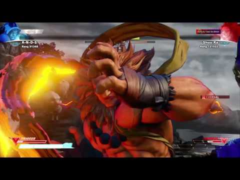 STREET FIGHTER V - Double CA, Double KO, Draw Game