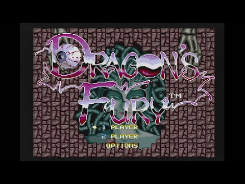 Dragon's Fury (aka Devil Crush)/Sega Genesis / Megadrive RGB Framemeister