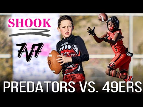 SHOOK Tournaments 7v7 Football - Apex Predators vs. 49ers 10u Jan 28th, 2023