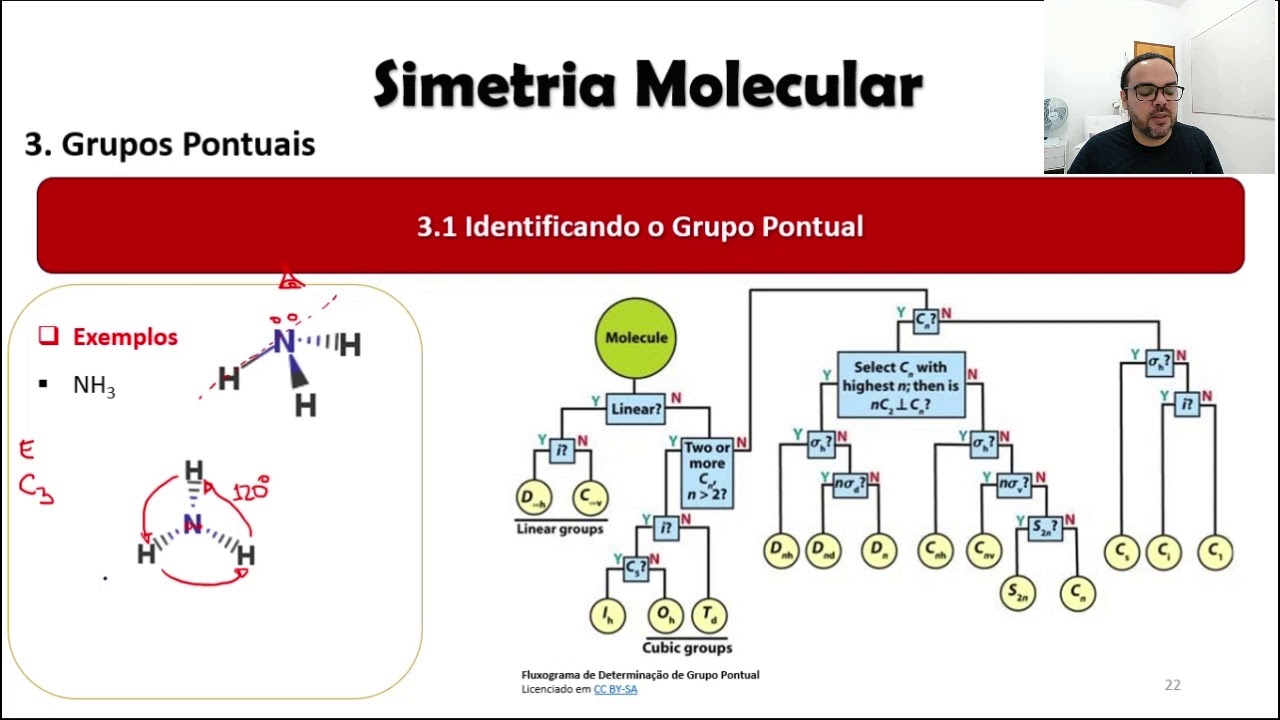 Simetria Molecular - Parte 5 - Grupos Pontuais