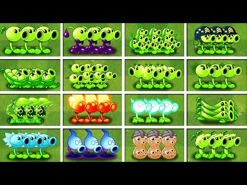 PvZ2 - 20 PEA & Appease Plants Battlez - Who Will WIn ? Plant vs Plant.