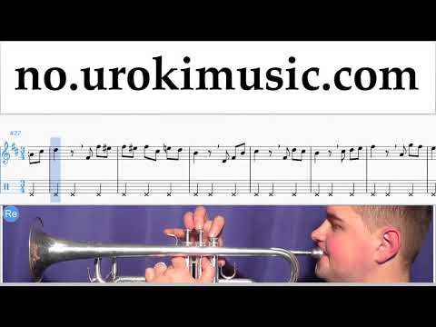 Lær å Spille Trompet Beethoven - Für Elise Melodi Trening Del#2 um-b935