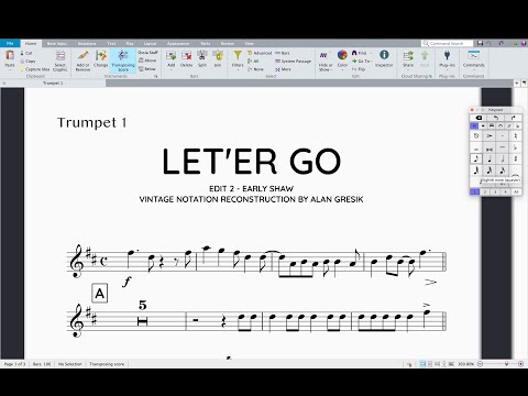 Let'er Go 1937 Jerry Gray arr for Early Artie Shaw - Alan Gresik Swing Orchestra gmill 6.20.24