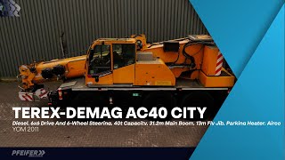 Grue mobile Terex Demag AC40 City Diesel, 6x6 Drive And 6-Wheel Stee à vendre - Image 4 | Machineryline TG Grue mobile Terex Demag AC40 City Diesel, 6x6 Drive And 6-Wheel Stee | Image 4 - Machineryline
