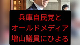 兵庫自民党とオールドメディアが増山議員にひよる。