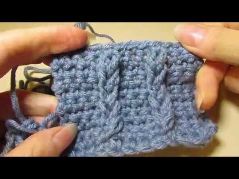 Crochet Pattern Stitch 13 (Similar to Jacob's Ladder Stitch, Easy Stitch)