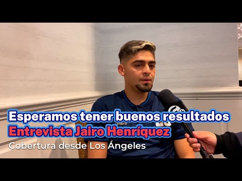 Entrevista con Jairo Henriquez | El Salvador vs Honduras | Internacional Amistoso