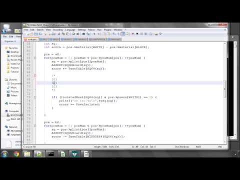 Programming A Chess Engine in C Part 80 - Improving Evaluation - Isolani and passer