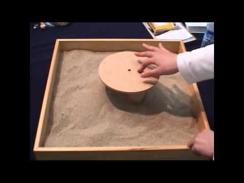 타원 모래실험