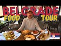 Trying SERBIAN food in BELGRADE 🇷🇸 | Serbian food tour | Travel vlog 2024