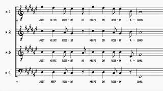 Old Man River, The Beach Boys - Transcribed by Matthew Thompson