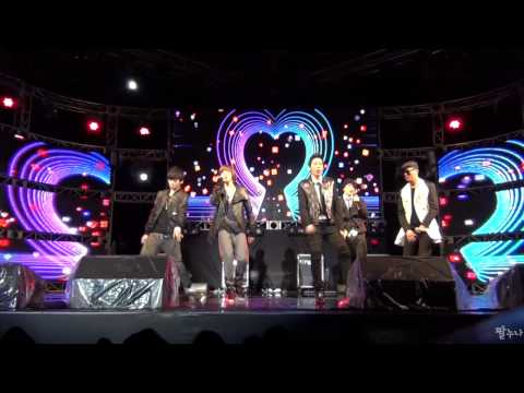 [Fancam] TEEN TOP 틴탑 120421 고양 K-POP Festival :: Girl Friend 단체 full ver.