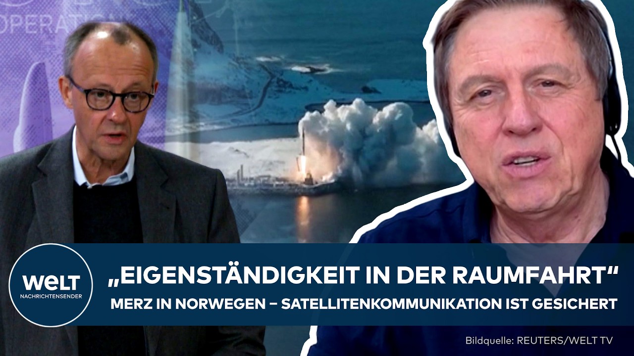 NORWEGEN: „Eigenständigkeit in der Raumfahrt für mehr Sicherheit“ – Merz besucht Weltraumbahnhof