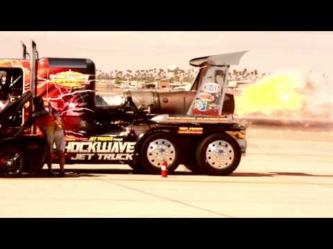 Shockwave Jet Truck performs at 2015 MCAS Yuma Airshow