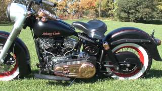 Johnny Cash Bike Harley Duo Glide CRANK IT UP