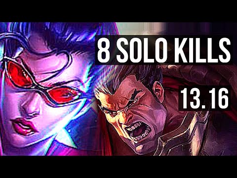 VAYNE vs DARIUS (TOP) | 8 solo kills, 8/1/1, 500+ games | NA Diamond | 13.16