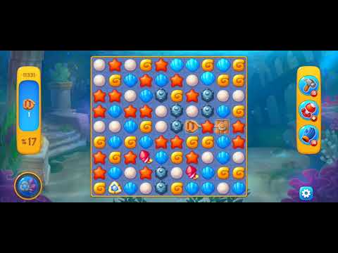 Fishdom Easy Level 11331 (The Boat) (with ingame lightning and firecracker boosters) @choraelmin