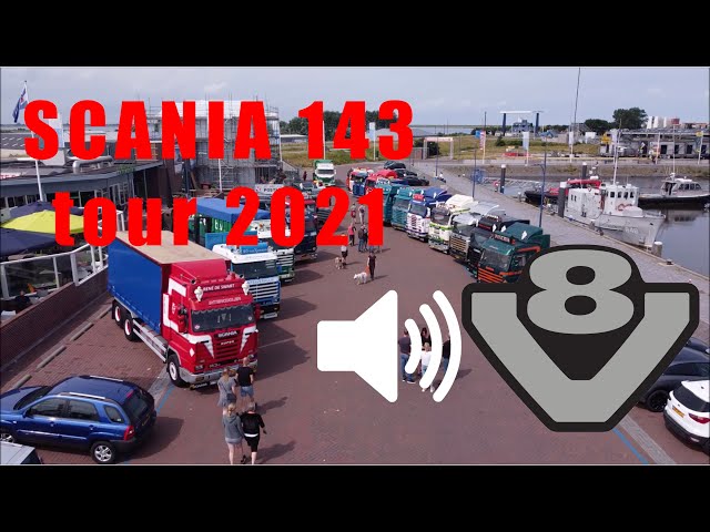 Scania 143 V8 Trucktour Ternaard