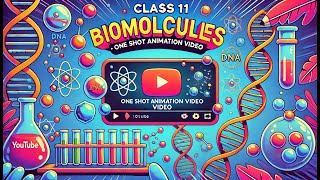 CBSE Class 11 || Biology || Biomolecules || Animation || in English @digitalguruji3147