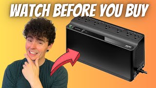 APC UPS Battery Backup and Surge Protector, 600VA Backup Bat