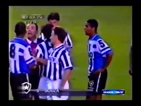 Botafogo 4x4 Juventus Final Troféu Teresa Herrera 1996 JOGO COMPLETO