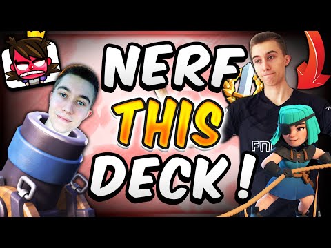INSANE! NERF THIS MORTAR BAIT DECK! — Clash Royale