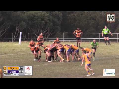 2015 ICRL Round 4 (Catchup) 1st Grade Highlights - Helensburgh Tigers Vs Dapto Canaries