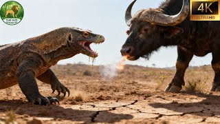 Cú Tấn Công Chậm Mà Chắc: Khi Rồng Komodo Cắn Hạ Trâu Rừng Khổng Lồ #thegioidongvat | THẾ GIỚI
