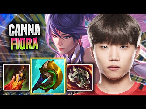 CANNA DOMINATING WITH FIORA! - NS Canna Plays Fiora TOP vs Camille! | Season 2022