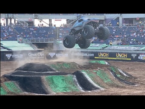 Monster Jam Orlando 2021 Megalodon (Adam Anderson) WINNING Freestyle 02/28/21
