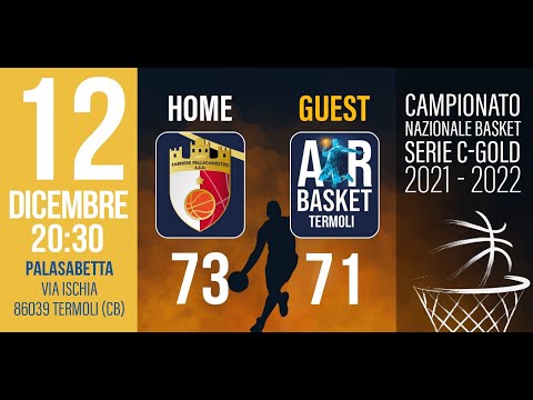 12.12.2021 - FARNESE PALLACANESTRO vs AIR BASKET TERMOLI