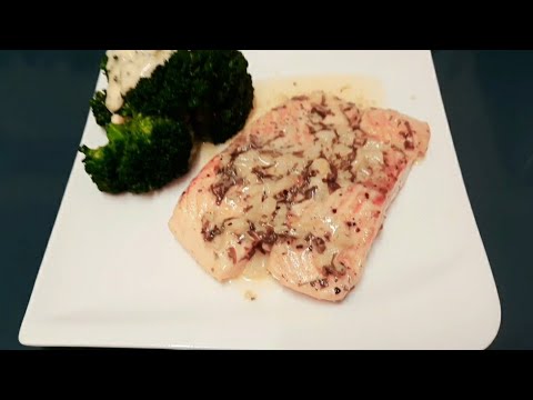 Gebratener Lachs mit Zitronen-Butter-Soße | Ragu Western Kitchen