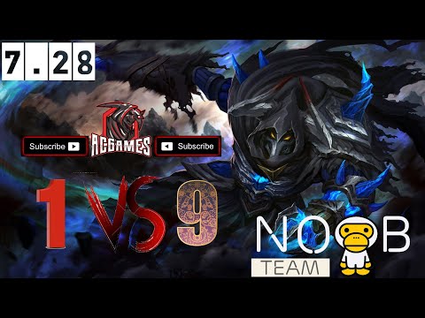 How to play Sven Patch 7.28 1 VS 9 Rampage With DOG TEAM OF LOSERS