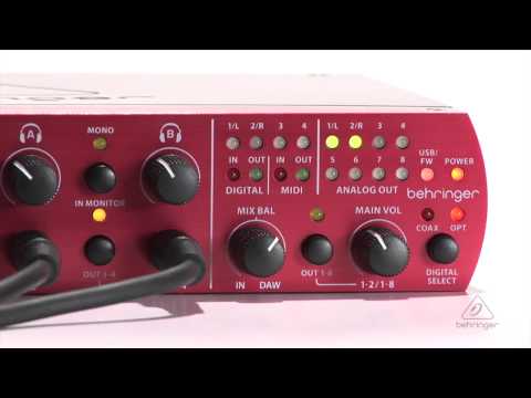 Видеообзор Behringer FCA610