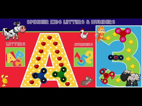 Spinner Kids Letters & Numbers Video