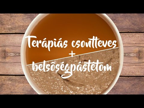 AZ ORVOSI KETOGÉN DIÉTA ALAP ÉTELEI: TERÁPIÁS CSONTLEVES ÉS BELSŐSÉG PÁSTÉTOM