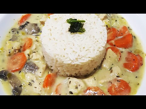 🇫🇷 LA BLANQUETTE DE POULET facile et rapide