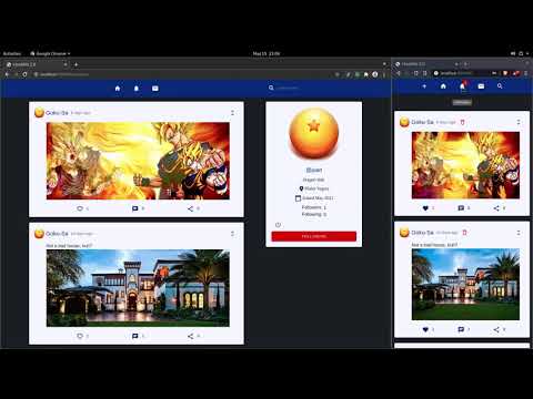 Django React Social Media, with chat through Channels.